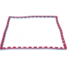 Hrany pro tatami KWON červená / modrá 4 cm