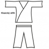 Kimono na judo DANRHO Yamanashi bílé s nášivkami