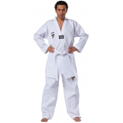 Dobok na taekwondo KWON Starfighter bílá klopa