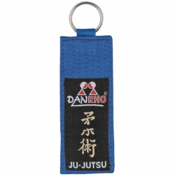 Klíčenka Kyu jiu-jitsu modrá - VÝPRODEJ