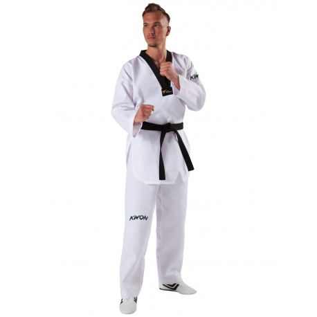 Dobok na taekwondo KWON Starfighter černá klopa
