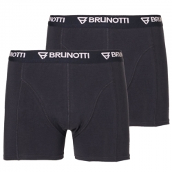 Pánské boxerky Brunotti Sido 2-pack - Tmavě modrá / Černá