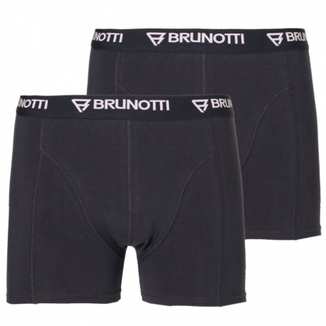 Pánské boxerky Brunotti Sido 2-pack - Tmavě modrá / Černá