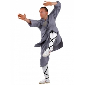 Shaolin oblek šedý, vel. M - VÝPRODEJ