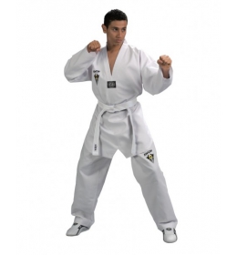 Dobok na taekwondo KWON STARFIGHTER bílá klopa