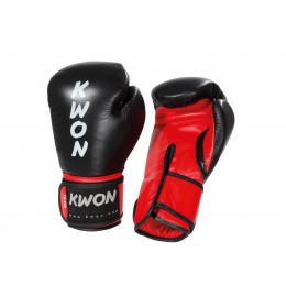 Boxovací rukavice KWON KO Champ černo-červené