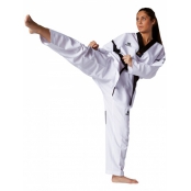 Dobok na taekwondo KWON Revolution Black Mesh černá klopa
