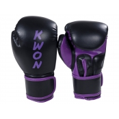 Boxovací rukavice KWON TRAINING černo-fialové