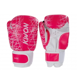 Dětské boxovací rukavice KWON NEON růžové