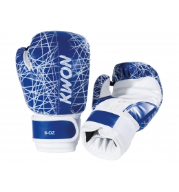 Dětské boxovací rukavice KWON NEON modré