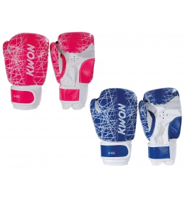 Dětské boxovací rukavice KWON NEON modré