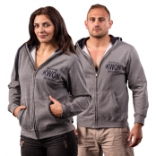 Mikina KWON PROFESSIONAL BOXING šedá