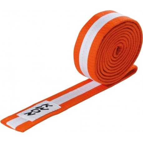 Budo pásek KWON oranžovo-bílo-oranžový