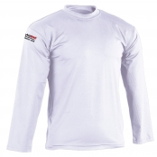Rash guard funkční tričko s dlouhým rukávem bílé