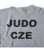 Tričko JUDO tmavě šedý melír, vel. M - VÝPRODEJ