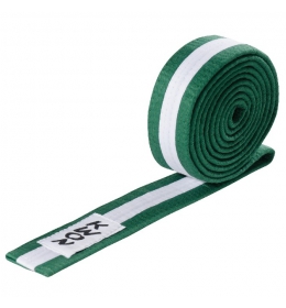 Budo pásek KWON zeleno-bílo-zelený