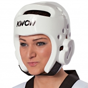Pěnová helma na Taekwondo KWON bílá