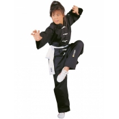 Kung Fu oblek černý, vel. 160 - VÝPRODEJ