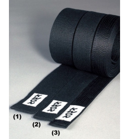 Budo pásek KWON bavlněný černý - VÝPRODEJ