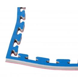 Hrany pro tatami KWON Club Line červená / modrá - VÝPRODEJ