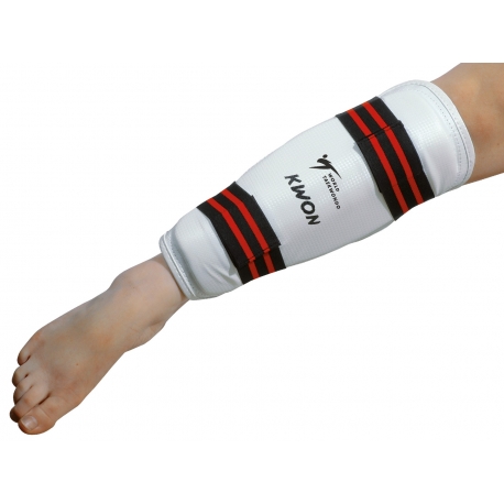 Chránič holeně na taekwondo KWON Evolution WT bílý