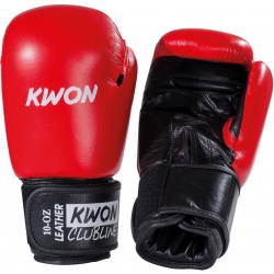 Rukavice KWON Clubline Pointer kožené červené